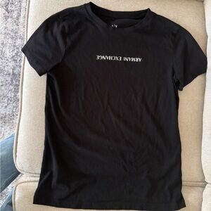 Armani Exchange Classic Black Tee